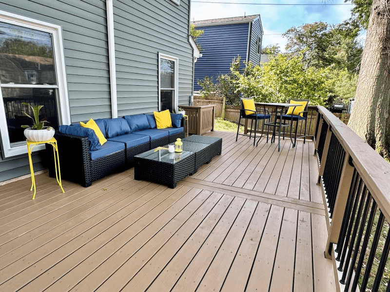 How to stain a pressure treated wood deck - Cabot - MyFIxitUpLife