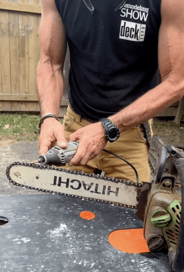 How to Sharpen a Chainsaw Chain Like a Pro – Video