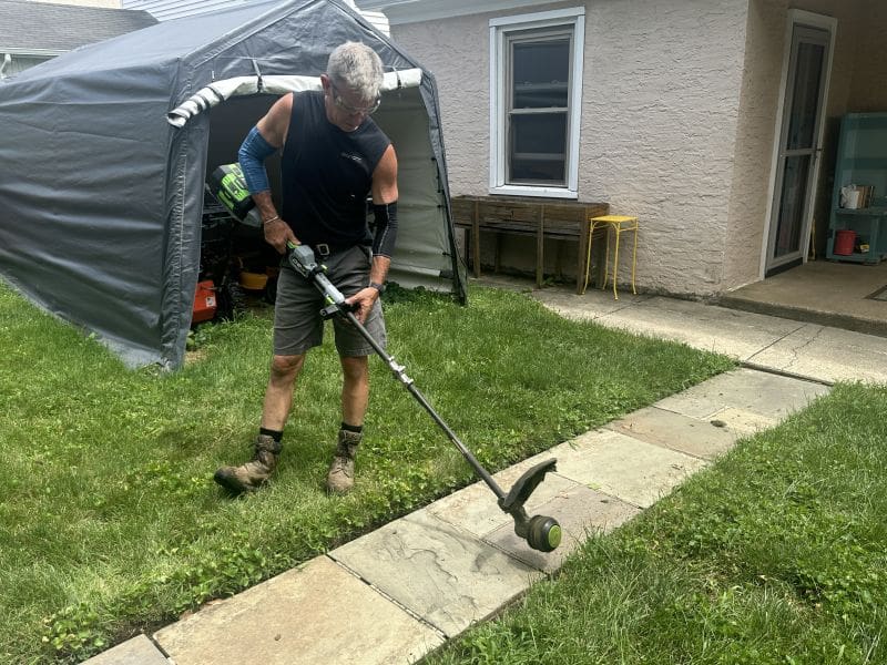 Mark using the EGO String Trimmer
