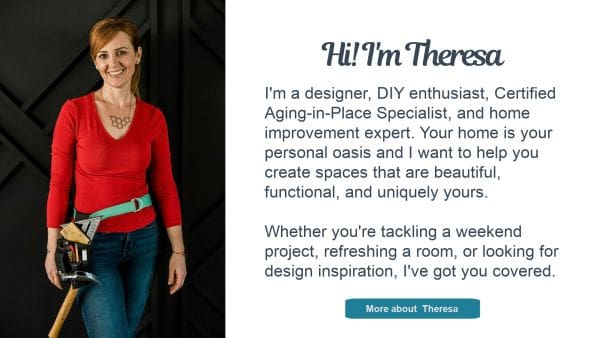 HerFixitUpLife About Theresa HerFixitUpLife MyFixitUpLife MyFixitUpLife About Theresa MyFixitUpLife